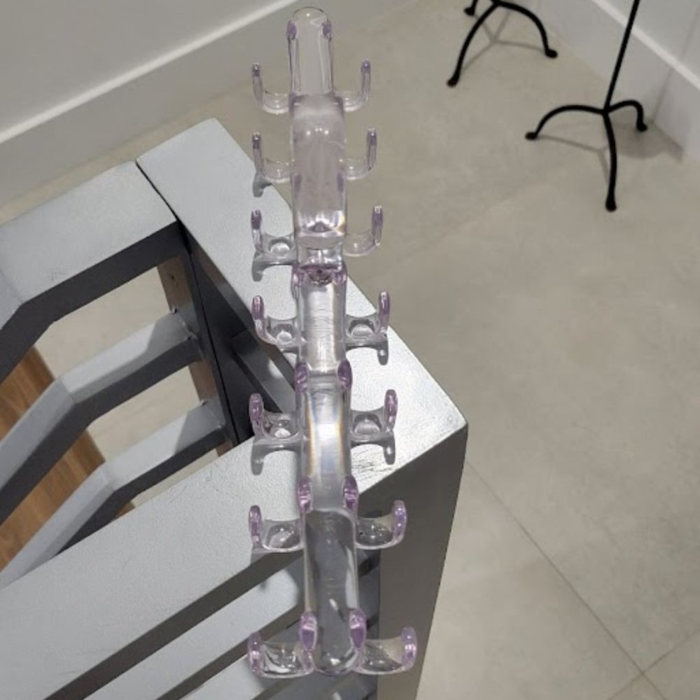 Horizontal Tie & Belt Rack Clear - Picture 2 of 3